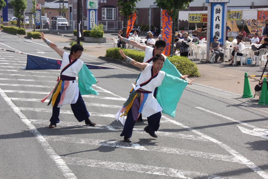奥州前沢よさこいFesta11中編（奥州前沢よさこいフェスタ2015) 2015/07/12