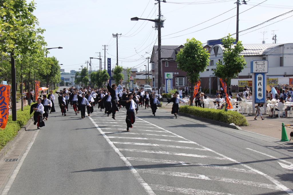 奥州前沢よさこいFesta11中編（奥州前沢よさこいフェスタ2015) 2015/07/12