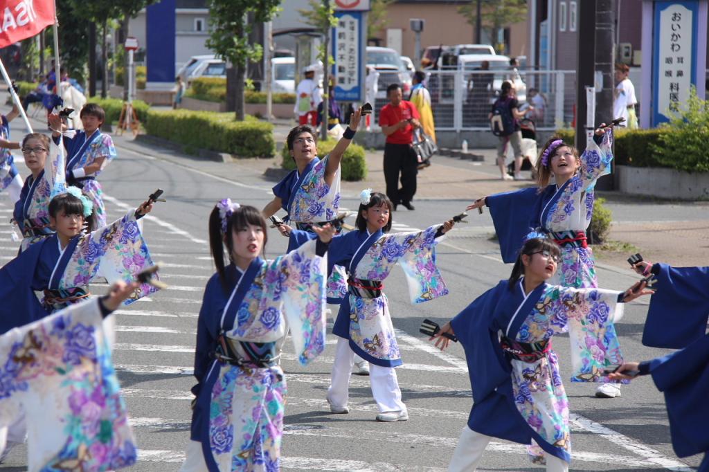 奥州前沢よさこいFesta11中編（奥州前沢よさこいフェスタ2015) 2015/07/12