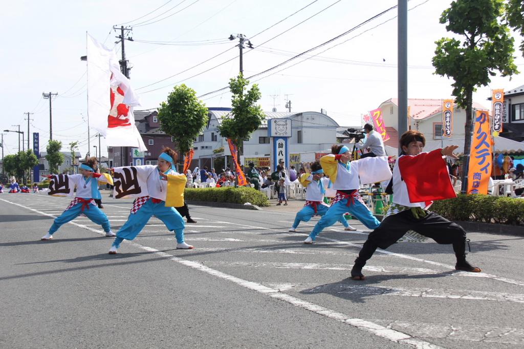 奥州前沢よさこいFesta11中編（奥州前沢よさこいフェスタ2015) 2015/07/12