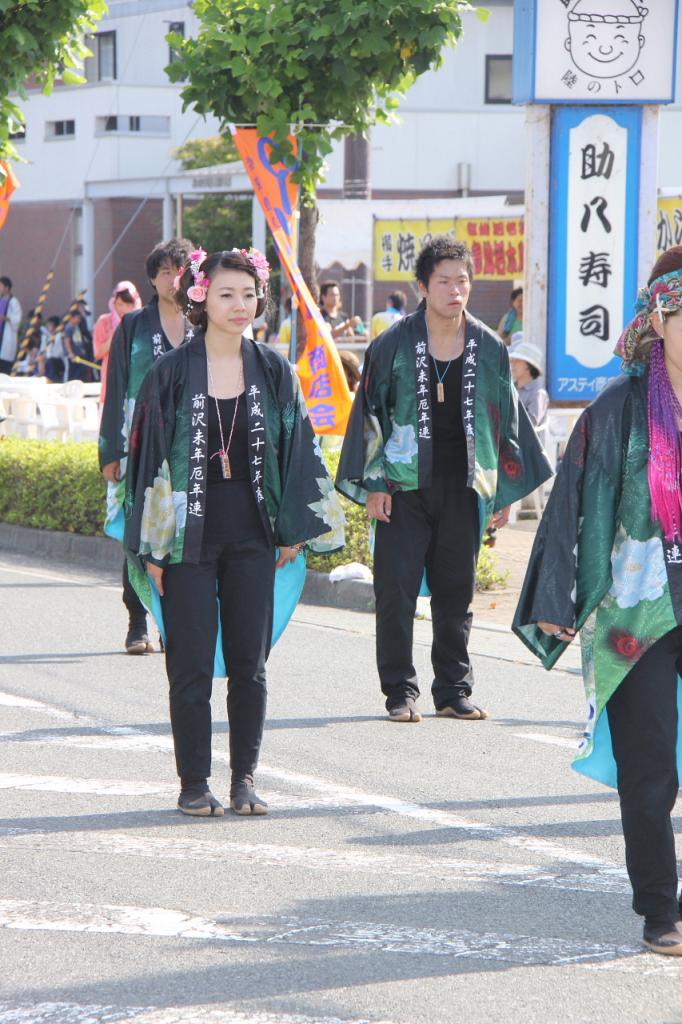 奥州前沢よさこいFesta11中編（奥州前沢よさこいフェスタ2015) 2015/07/12