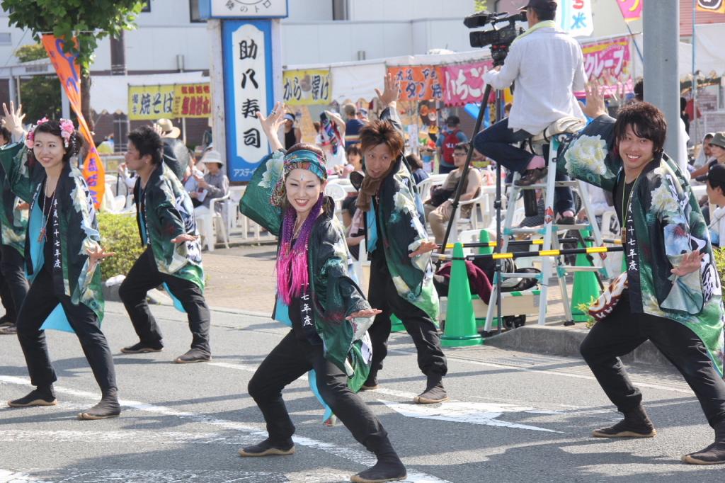 奥州前沢よさこいFesta11中編（奥州前沢よさこいフェスタ2015) 2015/07/12