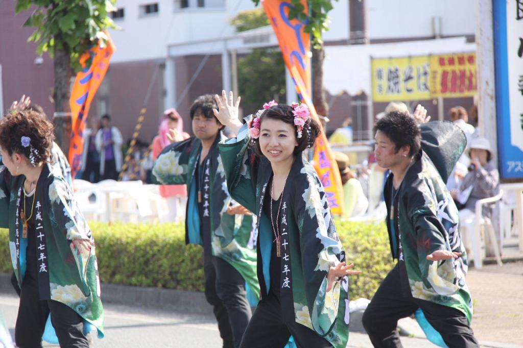 奥州前沢よさこいFesta11中編（奥州前沢よさこいフェスタ2015) 2015/07/12