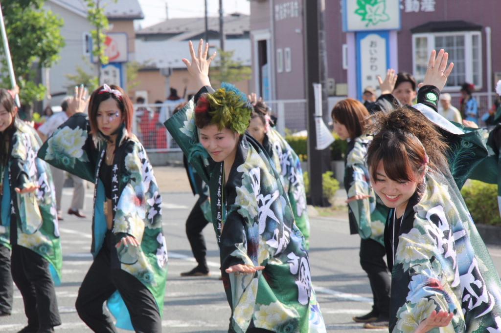 奥州前沢よさこいFesta11中編（奥州前沢よさこいフェスタ2015) 2015/07/12