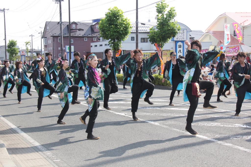 奥州前沢よさこいFesta11中編（奥州前沢よさこいフェスタ2015) 2015/07/12