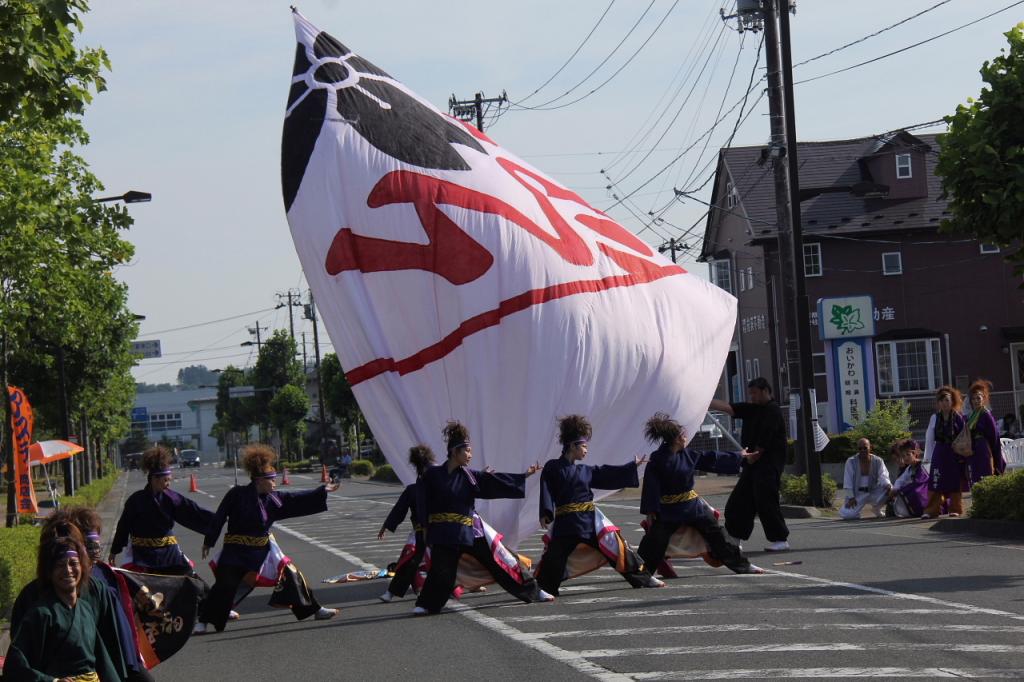 奥州前沢よさこいFesta11中編（奥州前沢よさこいフェスタ2015) 2015/07/12