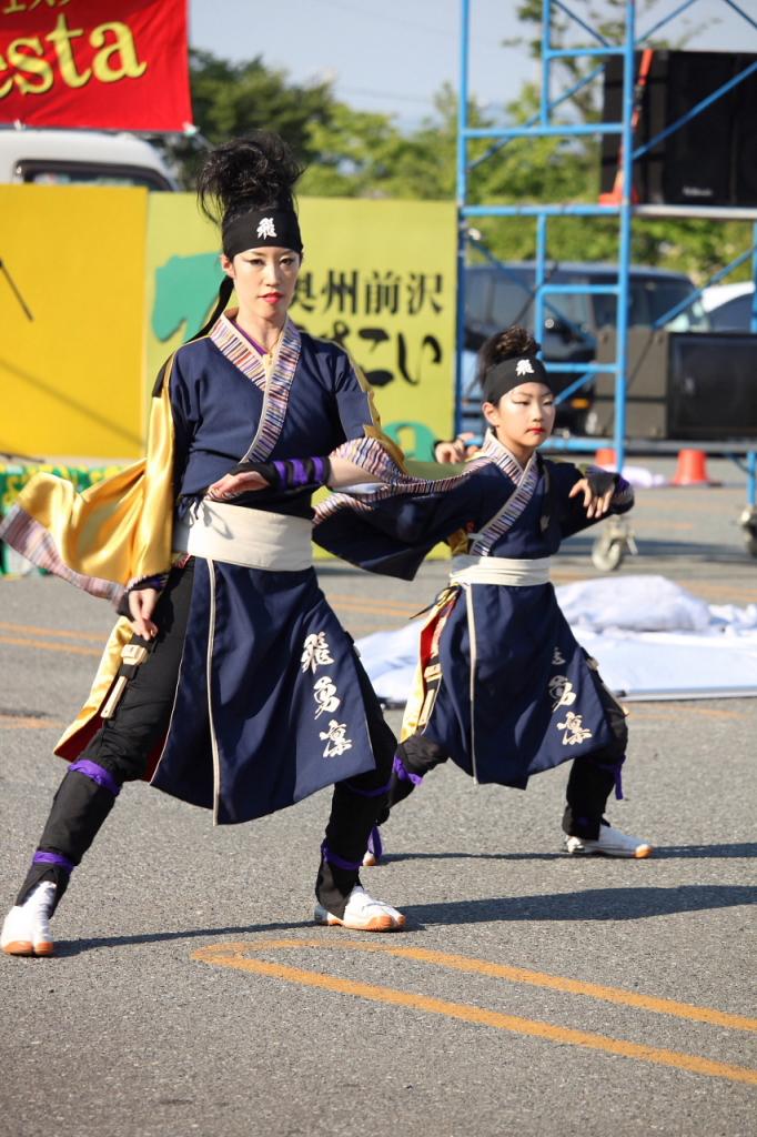 奥州前沢よさこいFesta11中編（奥州前沢よさこいフェスタ2015) 2015/07/12