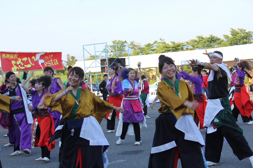 奥州前沢よさこいFesta11中編（奥州前沢よさこいフェスタ2015) 2015/07/12
