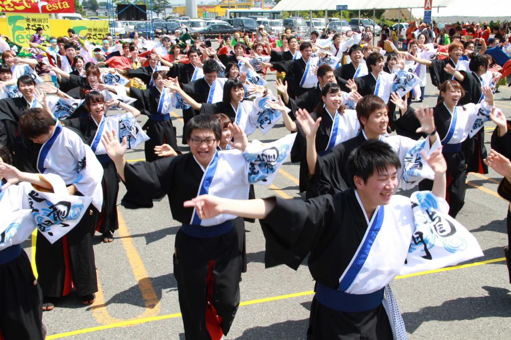 奥州前沢よさこいFesta11後編（奥州前沢よさこいフェスタ2015) 2015/07/12