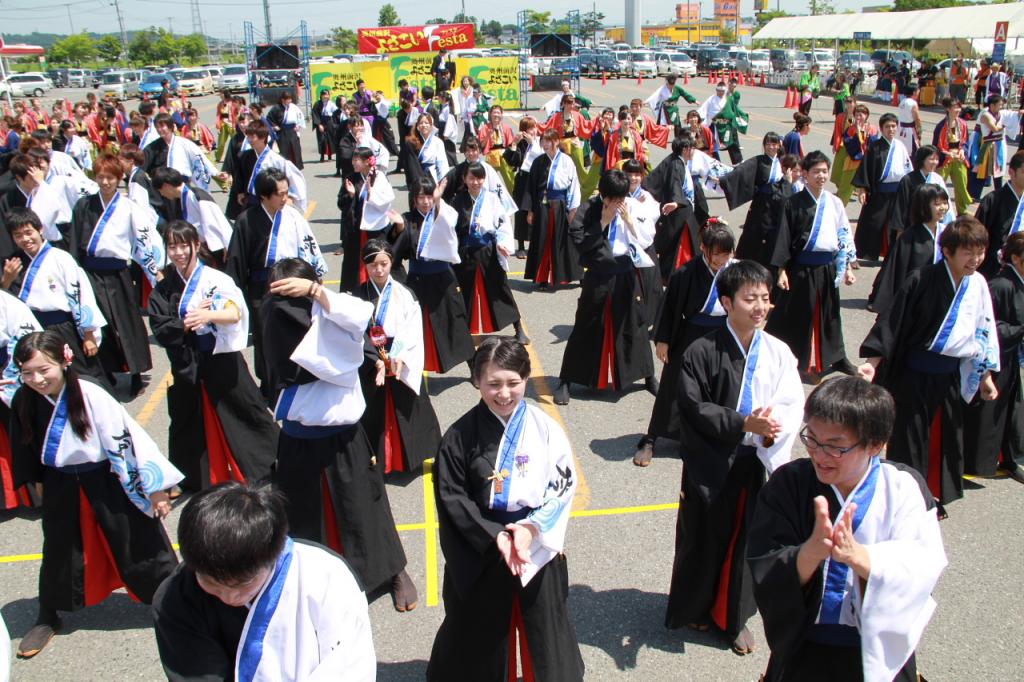 奥州前沢よさこいFesta11後編（奥州前沢よさこいフェスタ2015) 2015/07/12