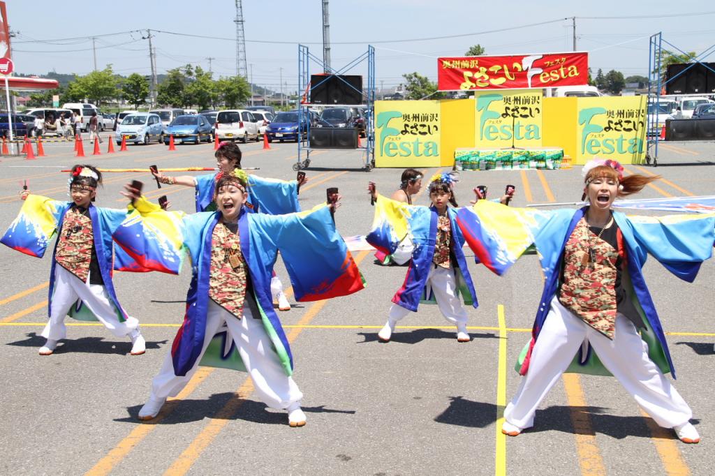 奥州前沢よさこいFesta11後編（奥州前沢よさこいフェスタ2015) 2015/07/12
