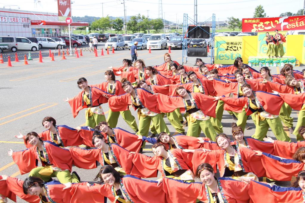 奥州前沢よさこいFesta11後編（奥州前沢よさこいフェスタ2015) 2015/07/12