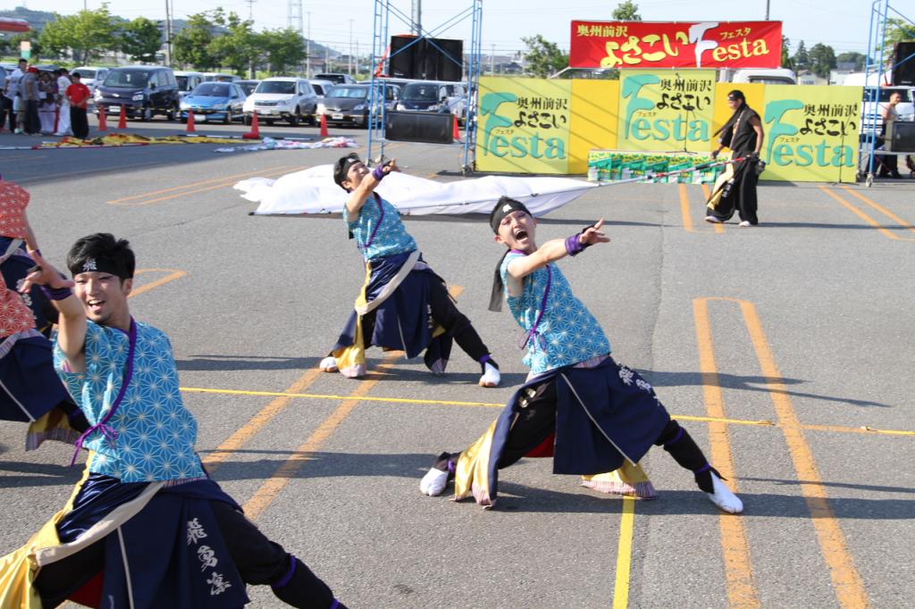 奥州前沢よさこいFesta11後編（奥州前沢よさこいフェスタ2015) 2015/07/12