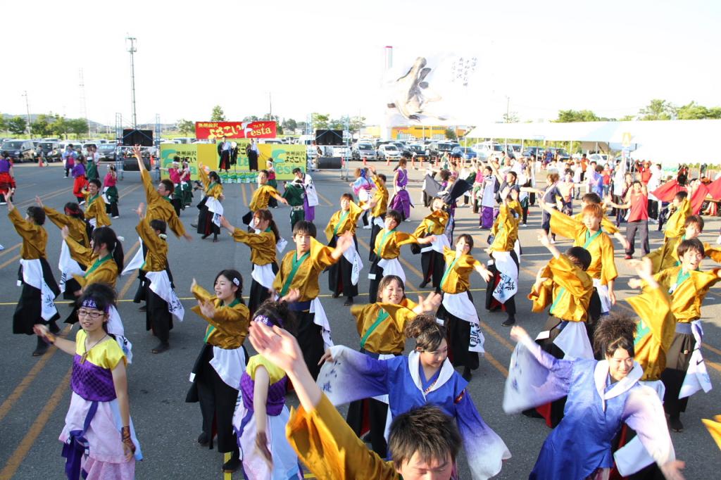 奥州前沢よさこいFesta11後編（奥州前沢よさこいフェスタ2015) 2015/07/12
