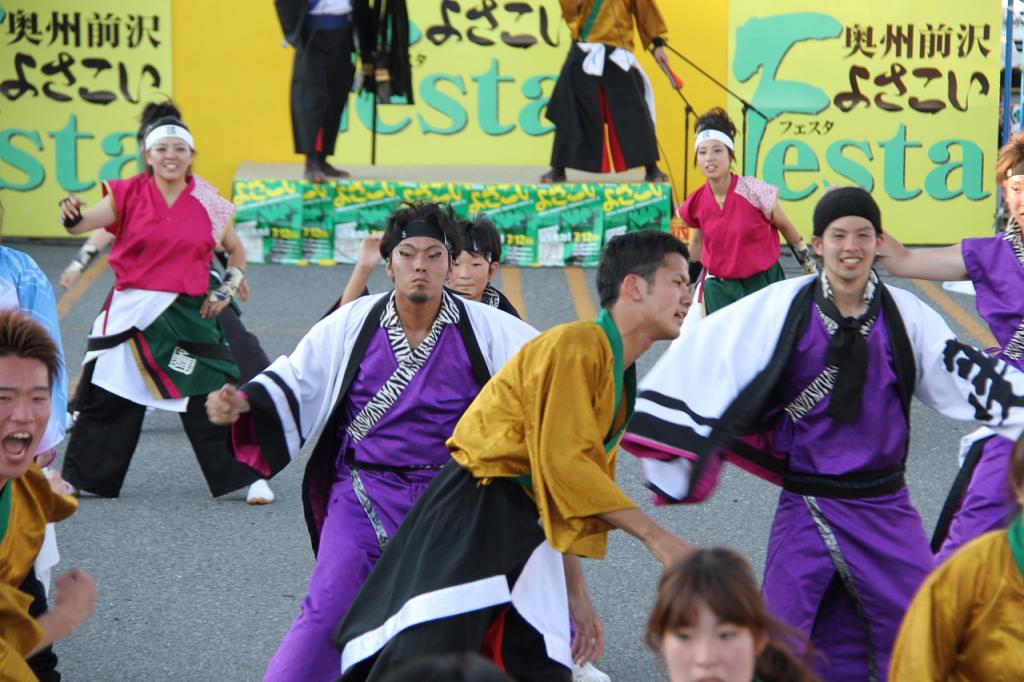 奥州前沢よさこいFesta11後編（奥州前沢よさこいフェスタ2015) 2015/07/12