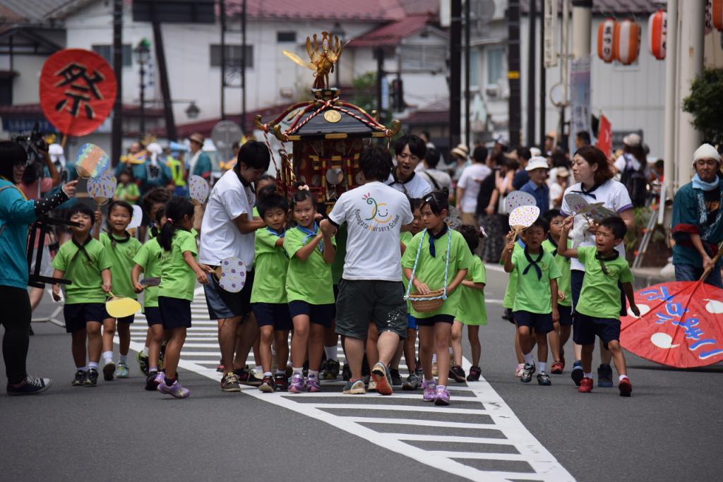 奥州水沢夏まつり2015前編 子供みこし・地方太鼓・干支和まつり・水沢ざっつぁか 2015/08/01