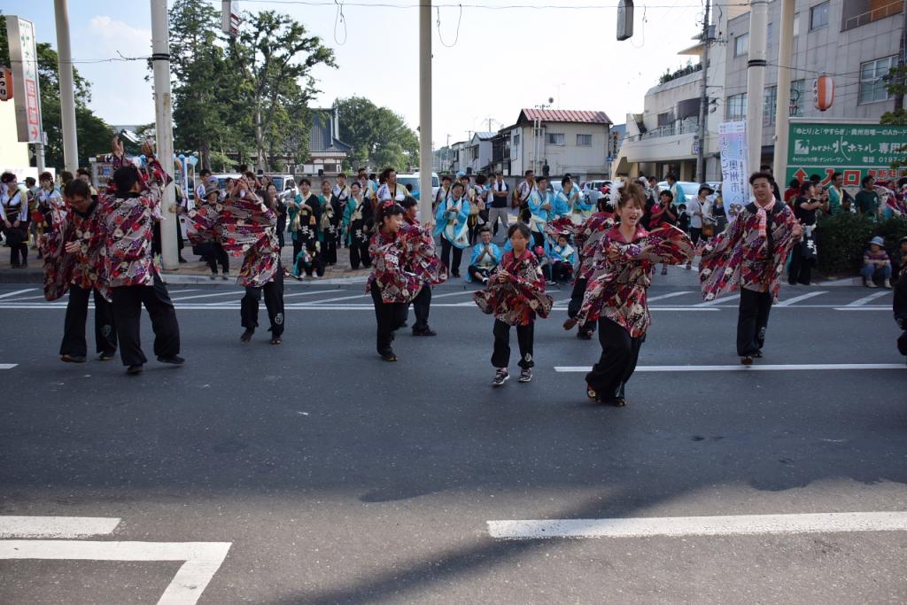 奥州水沢夏まつり2015前編 子供みこし・地方太鼓・干支和まつり・水沢ざっつぁか 2015/08/01