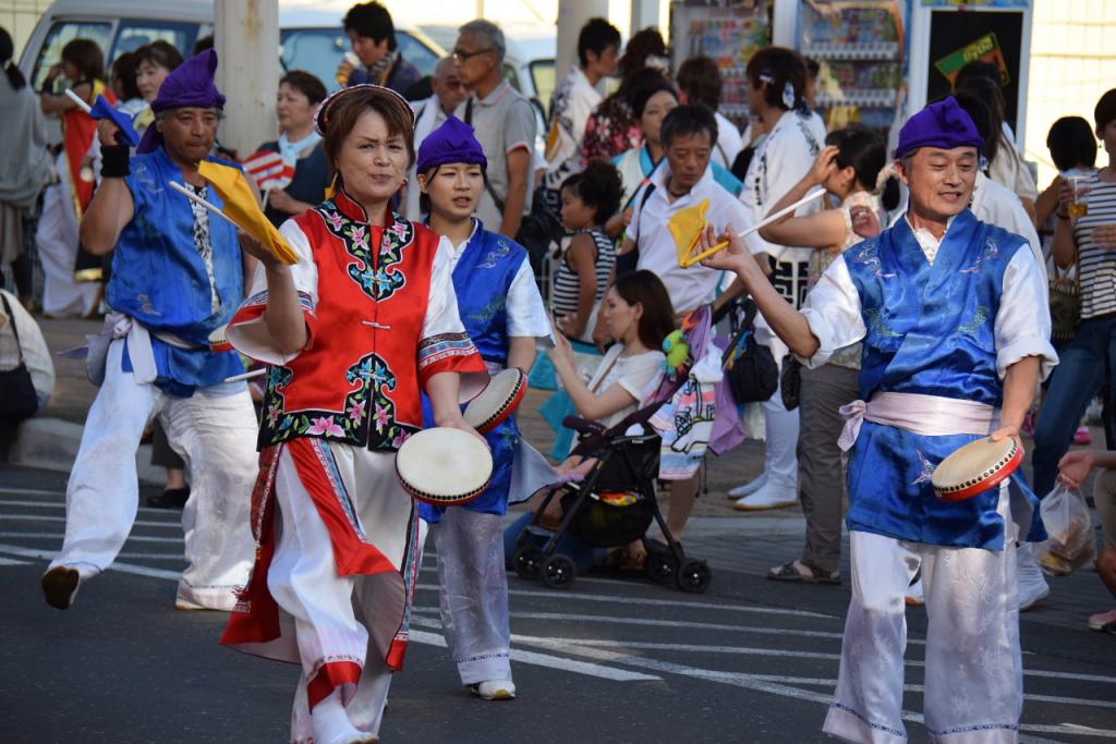 奥州水沢夏まつり2015前編 子供みこし・地方太鼓・干支和まつり・水沢ざっつぁか 2015/08/01