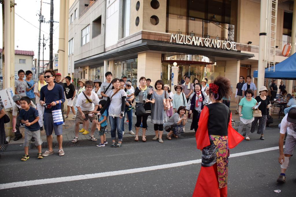 奥州水沢夏まつり2015前編 子供みこし・地方太鼓・干支和まつり・水沢ざっつぁか 2015/08/01