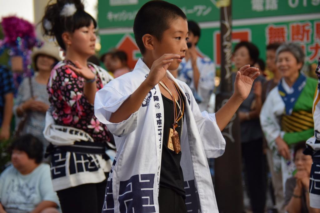 奥州水沢夏まつり2015前編 子供みこし・地方太鼓・干支和まつり・水沢ざっつぁか 2015/08/01