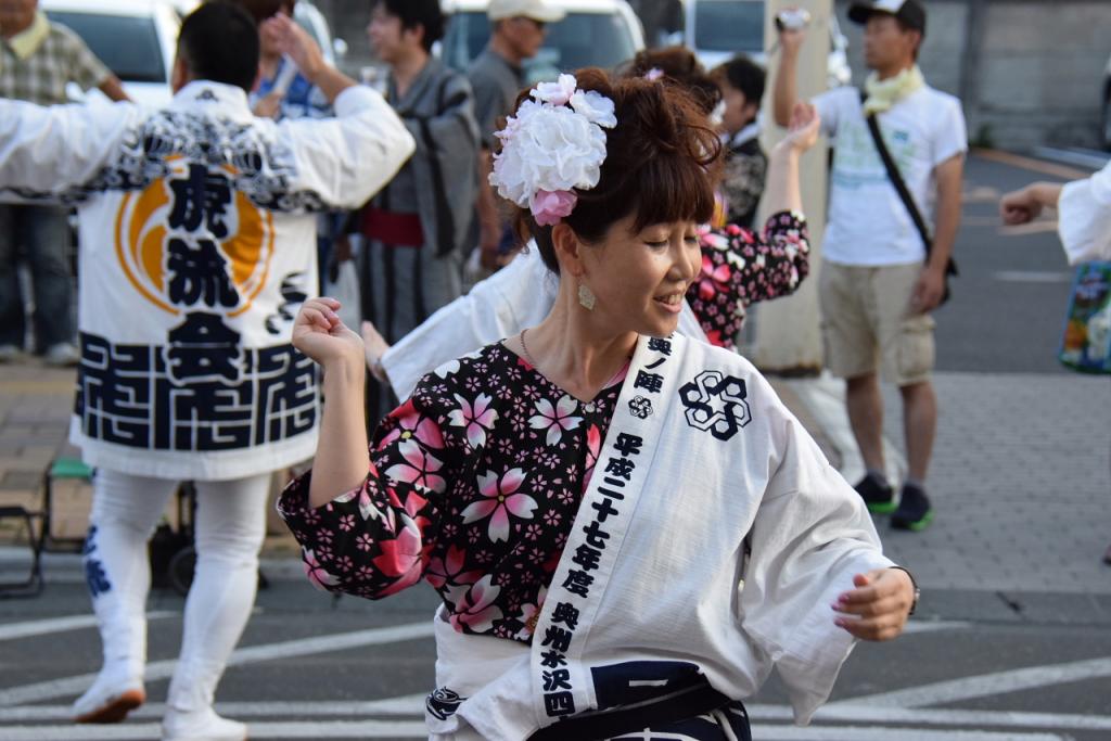 奥州水沢夏まつり2015前編 子供みこし・地方太鼓・干支和まつり・水沢ざっつぁか 2015/08/01