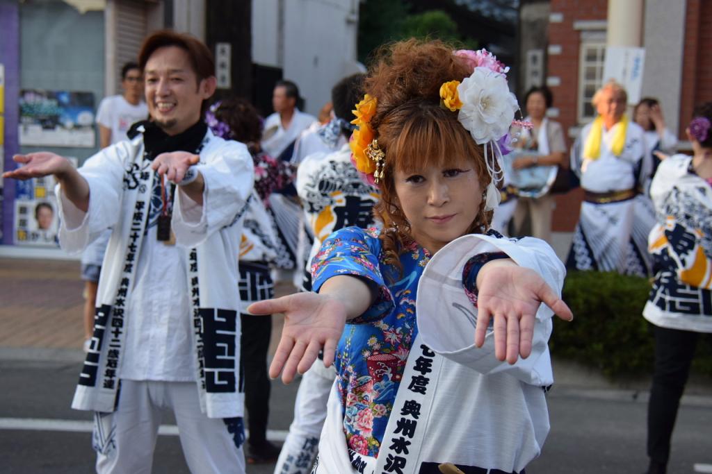 奥州水沢夏まつり2015前編 子供みこし・地方太鼓・干支和まつり・水沢ざっつぁか 2015/08/01