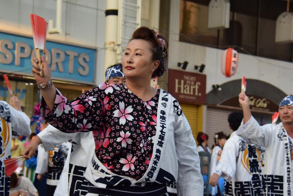 奥州水沢夏まつり2015前編 子供みこし・地方太鼓・干支和まつり・水沢ざっつぁか 2015/08/01
