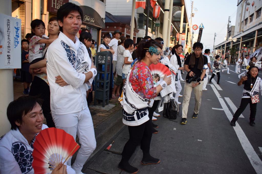 奥州水沢夏まつり2015前編 子供みこし・地方太鼓・干支和まつり・水沢ざっつぁか 2015/08/01