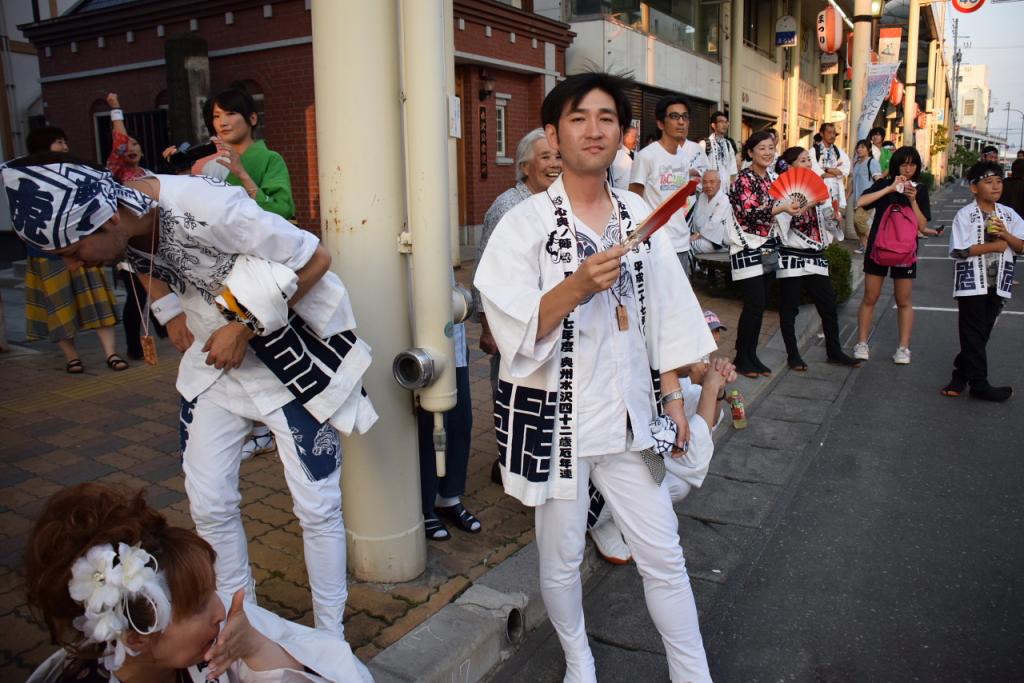 奥州水沢夏まつり2015前編 子供みこし・地方太鼓・干支和まつり・水沢ざっつぁか 2015/08/01