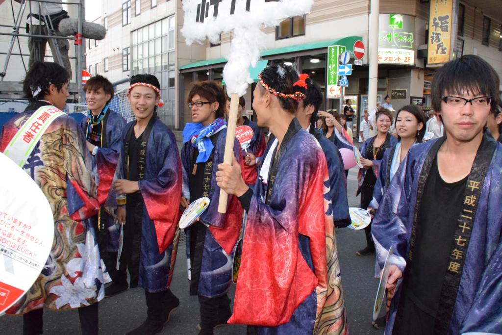 奥州水沢夏まつり2015前編 子供みこし・地方太鼓・干支和まつり・水沢ざっつぁか 2015/08/01