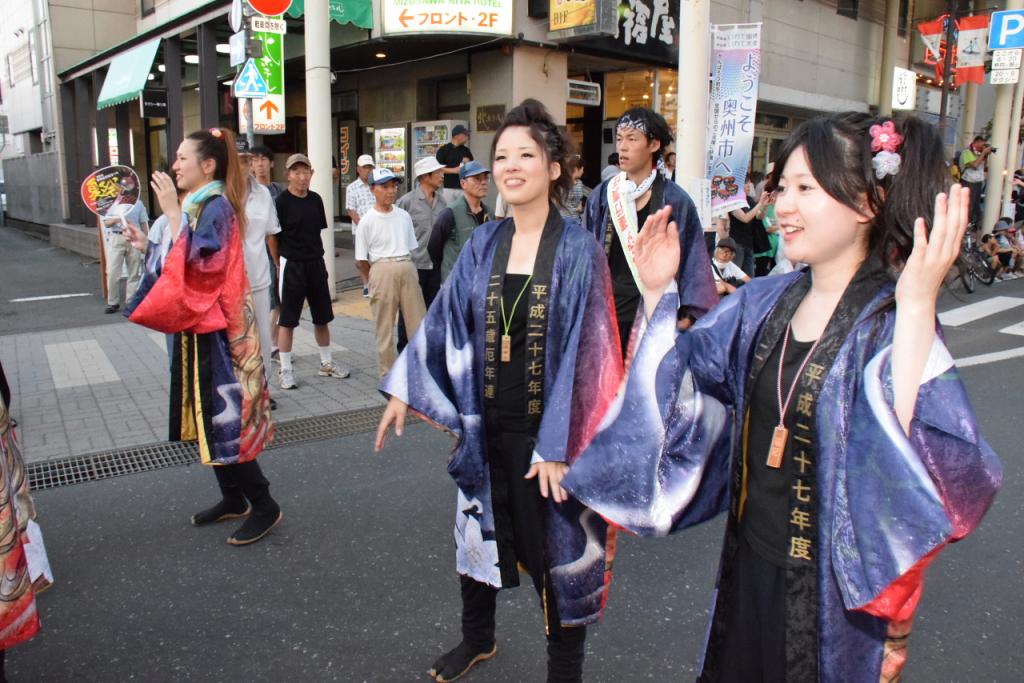 奥州水沢夏まつり2015前編 子供みこし・地方太鼓・干支和まつり・水沢ざっつぁか 2015/08/01