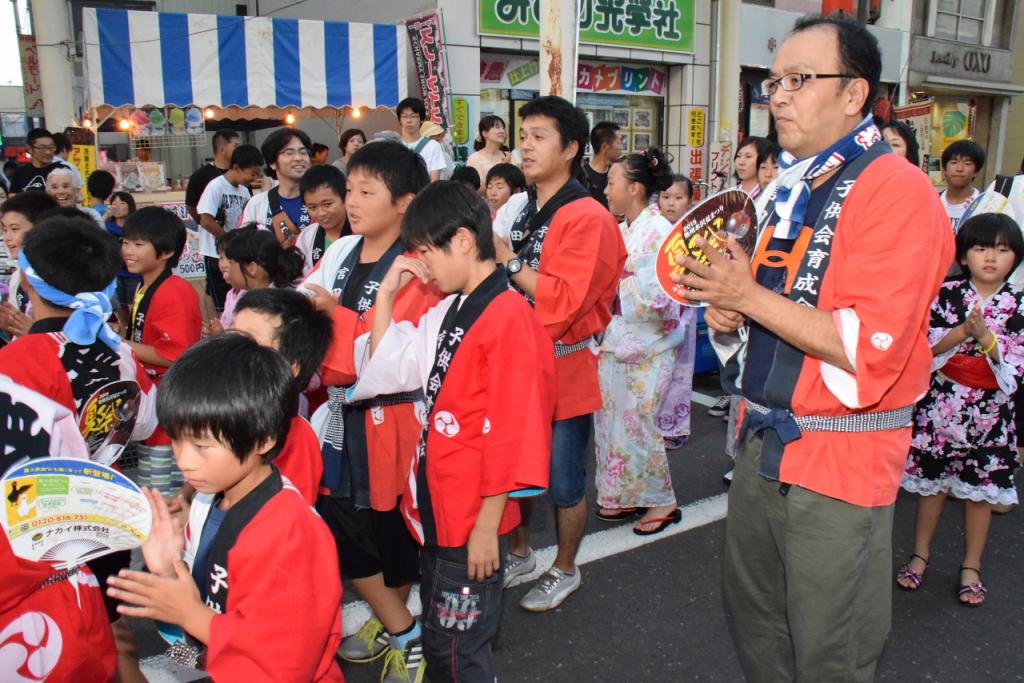 奥州水沢夏まつり2015前編 子供みこし・地方太鼓・干支和まつり・水沢ざっつぁか 2015/08/01