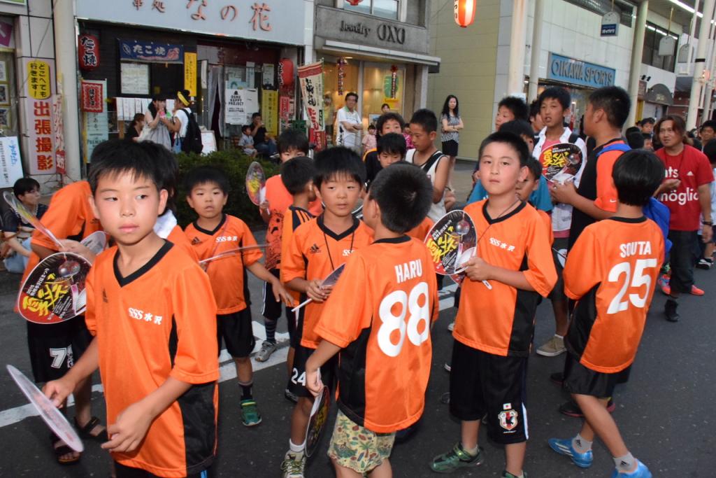 奥州水沢夏まつり2015前編 子供みこし・地方太鼓・干支和まつり・水沢ざっつぁか 2015/08/01