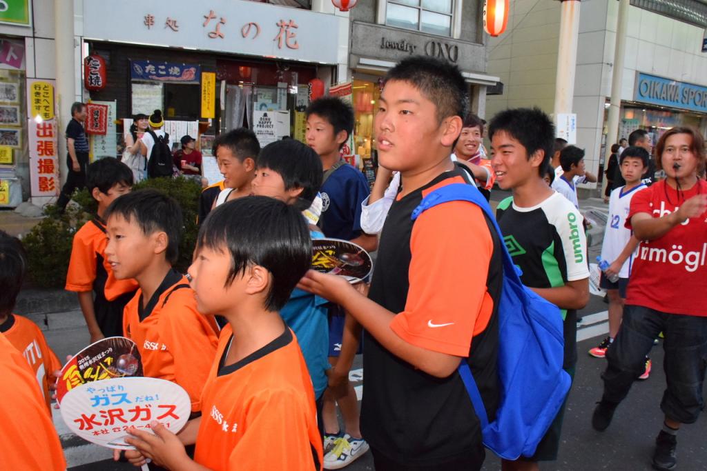 奥州水沢夏まつり2015前編 子供みこし・地方太鼓・干支和まつり・水沢ざっつぁか 2015/08/01