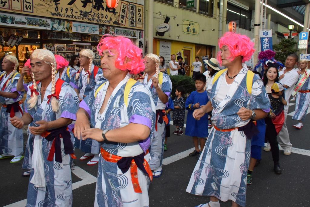 奥州水沢夏まつり2015前編 子供みこし・地方太鼓・干支和まつり・水沢ざっつぁか 2015/08/01