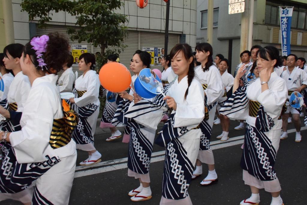 奥州水沢夏まつり2015前編 子供みこし・地方太鼓・干支和まつり・水沢ざっつぁか 2015/08/01