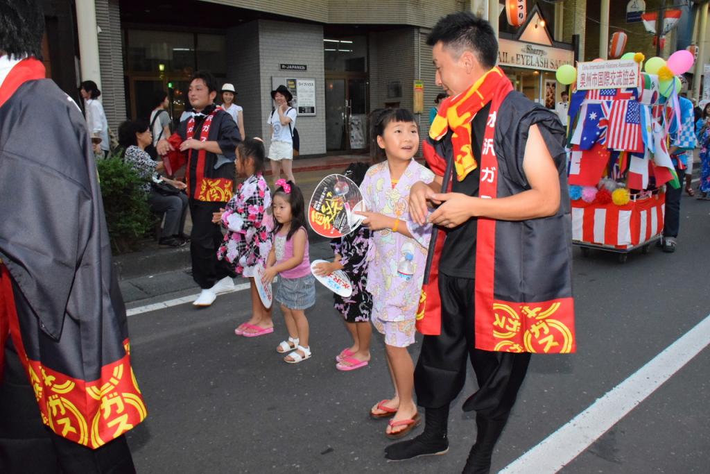 奥州水沢夏まつり2015前編 子供みこし・地方太鼓・干支和まつり・水沢ざっつぁか 2015/08/01