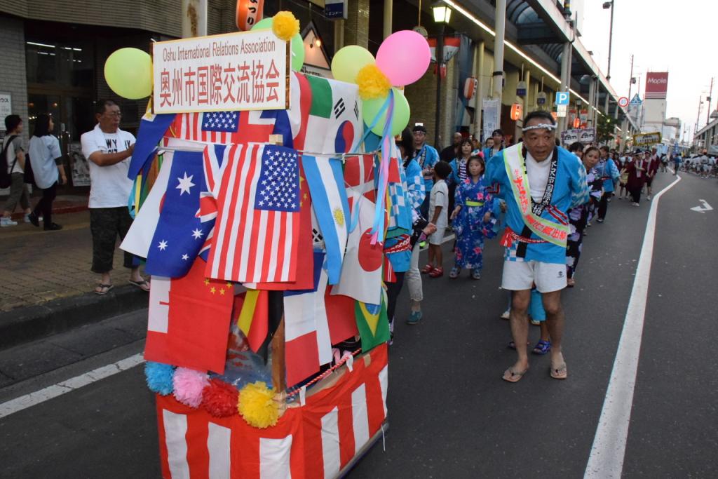 奥州水沢夏まつり2015前編 子供みこし・地方太鼓・干支和まつり・水沢ざっつぁか 2015/08/01