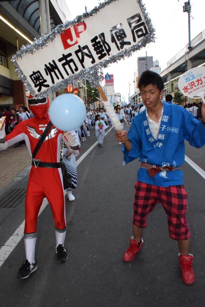 奥州水沢夏まつり2015前編 子供みこし・地方太鼓・干支和まつり・水沢ざっつぁか 2015/08/01