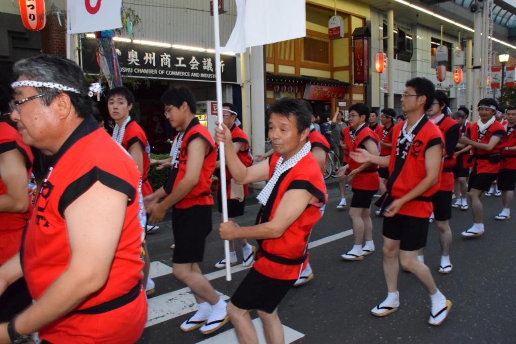 奥州水沢夏まつり2015前編 子供みこし・地方太鼓・干支和まつり・水沢ざっつぁか 2015/08/01