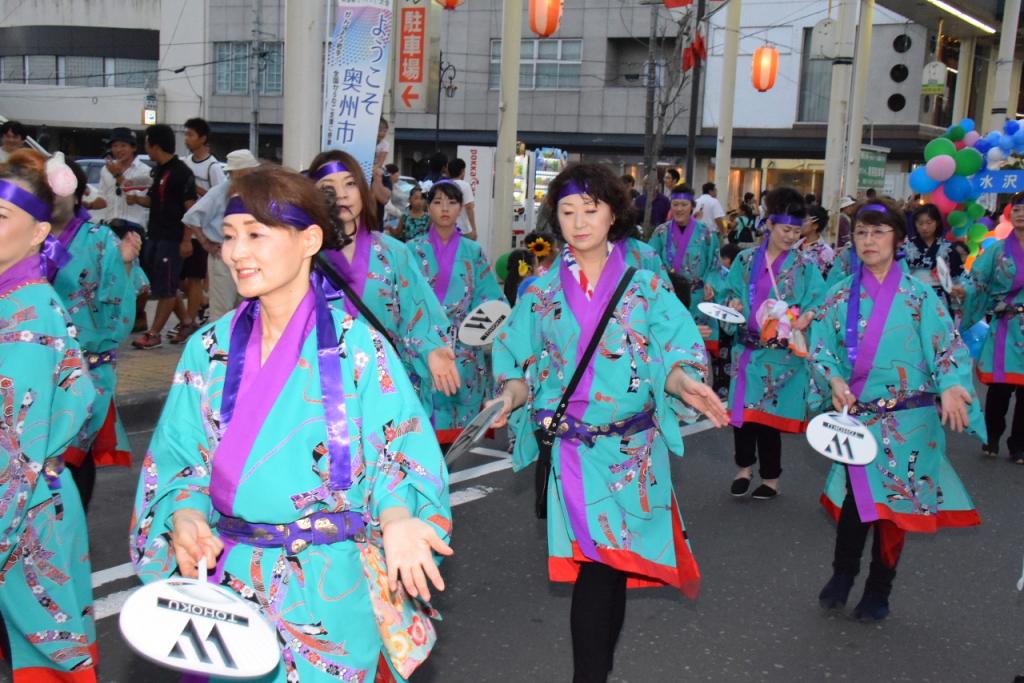 奥州水沢夏まつり2015前編 子供みこし・地方太鼓・干支和まつり・水沢ざっつぁか 2015/08/01