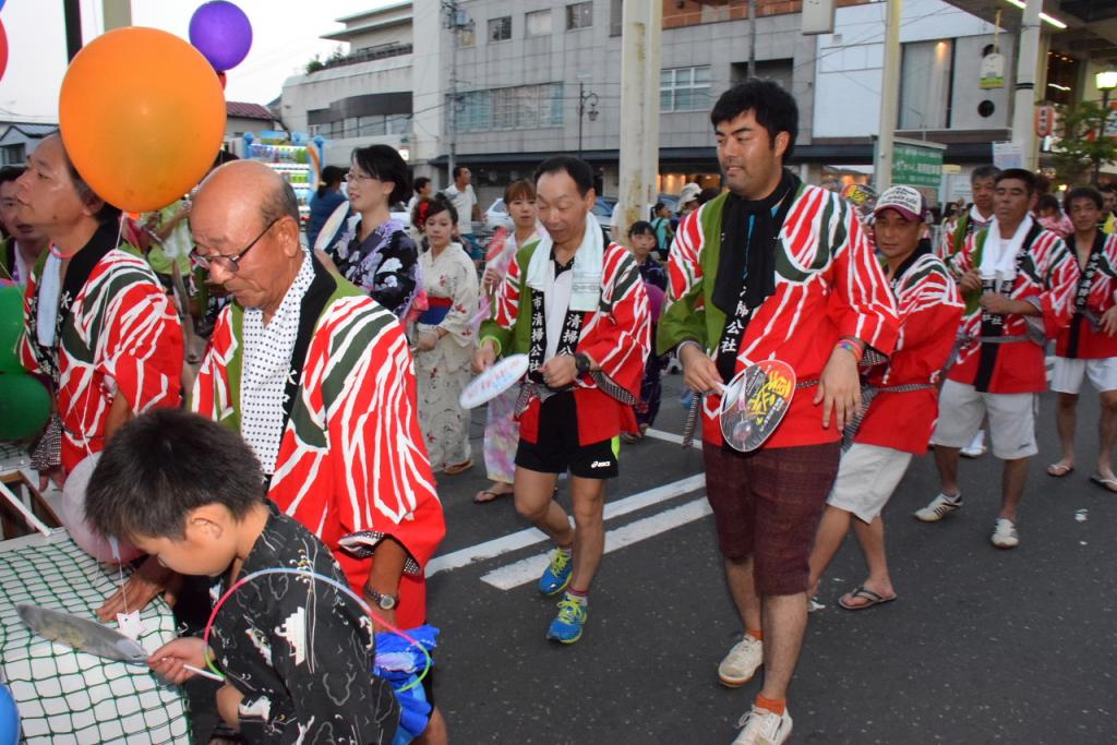 奥州水沢夏まつり2015前編 子供みこし・地方太鼓・干支和まつり・水沢ざっつぁか 2015/08/01
