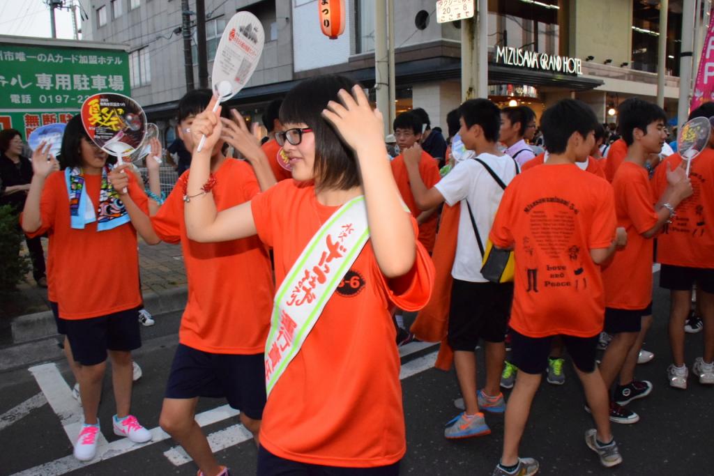 奥州水沢夏まつり2015前編 子供みこし・地方太鼓・干支和まつり・水沢ざっつぁか 2015/08/01