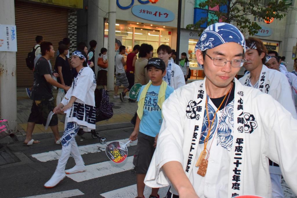 奥州水沢夏まつり2015前編 子供みこし・地方太鼓・干支和まつり・水沢ざっつぁか 2015/08/01