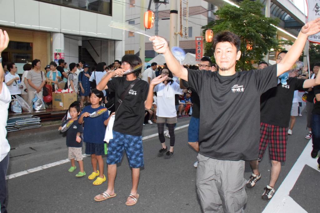 奥州水沢夏まつり2015前編 子供みこし・地方太鼓・干支和まつり・水沢ざっつぁか 2015/08/01