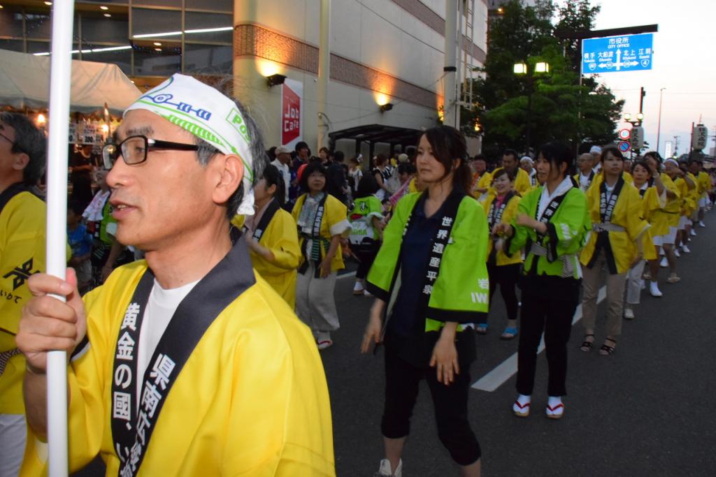 奥州水沢夏まつり2015前編 子供みこし・地方太鼓・干支和まつり・水沢ざっつぁか 2015/08/01