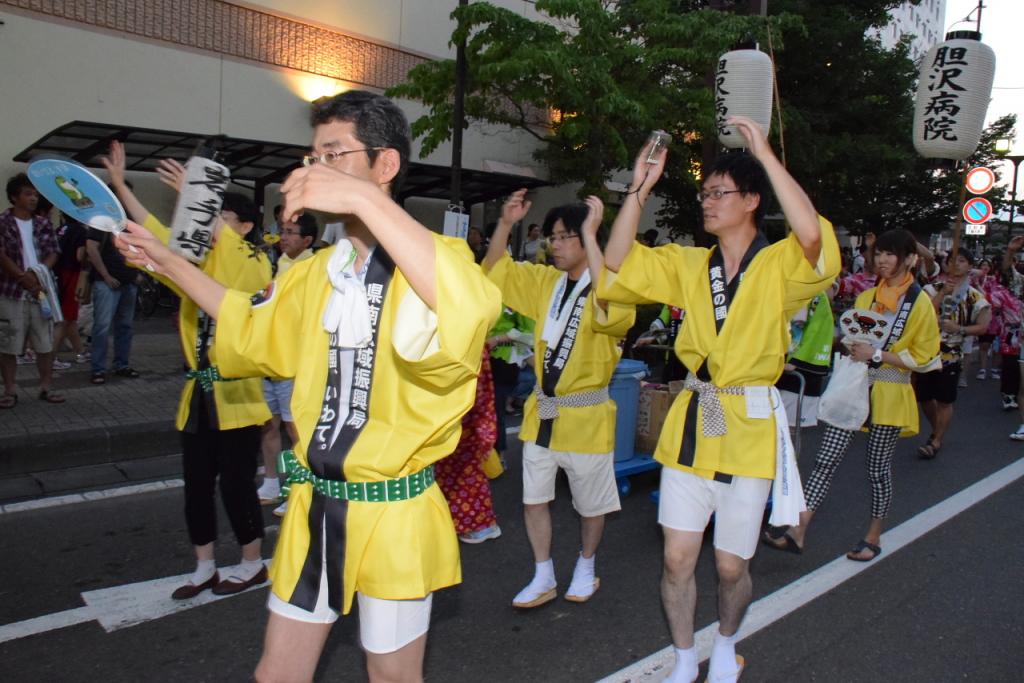 奥州水沢夏まつり2015前編 子供みこし・地方太鼓・干支和まつり・水沢ざっつぁか 2015/08/01