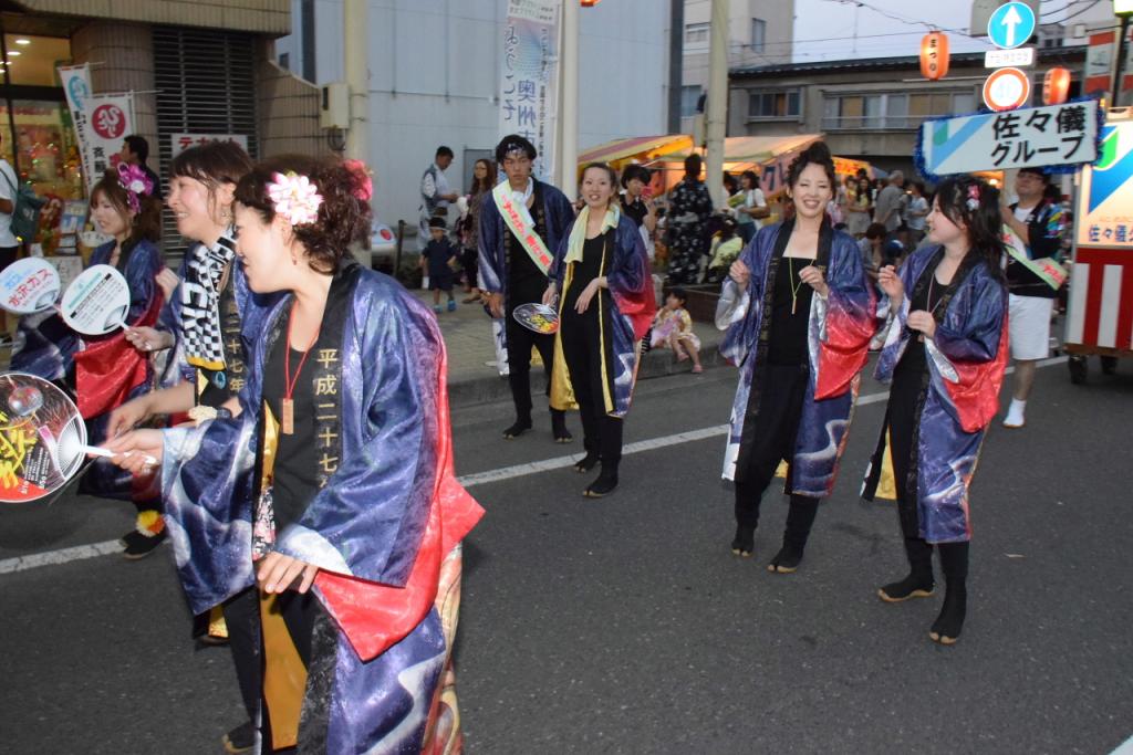 奥州水沢夏まつり2015前編 子供みこし・地方太鼓・干支和まつり・水沢ざっつぁか 2015/08/01