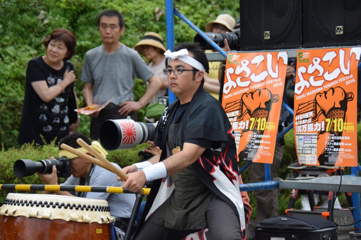 奥州前沢よさこいFesta12前編（奥州前沢よさこいフェスタ2016) 2016/07/10