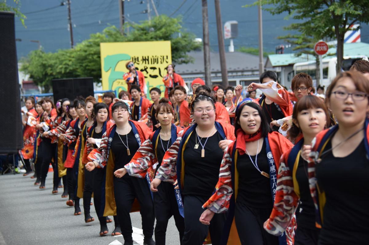 奥州前沢よさこいFesta12前編（奥州前沢よさこいフェスタ2016) 2016/07/10